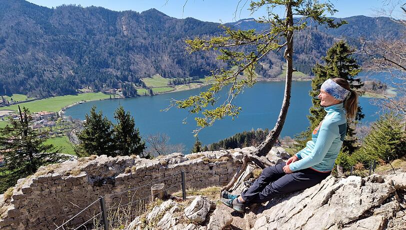 Vorfreude auf ein Bad im Schliersee. Vorfreude auf ein Bad im Schliersee.