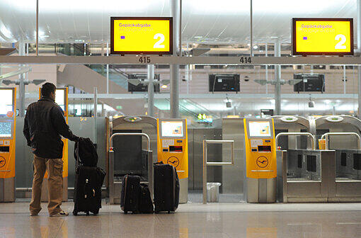 Warnstreiks bei der Lufthansa am Donnerstag. Bilder vom Flughafen München