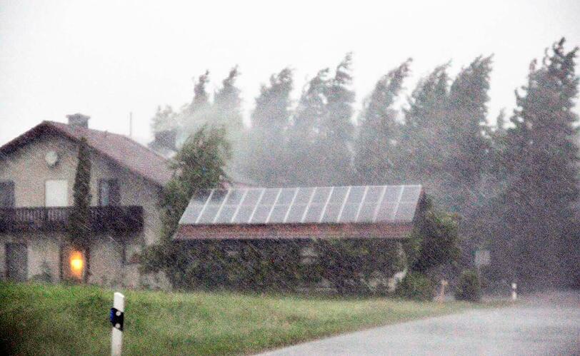 Sehen Sie hier weitere Bilder vom Unwetter im Landkreis Erding.