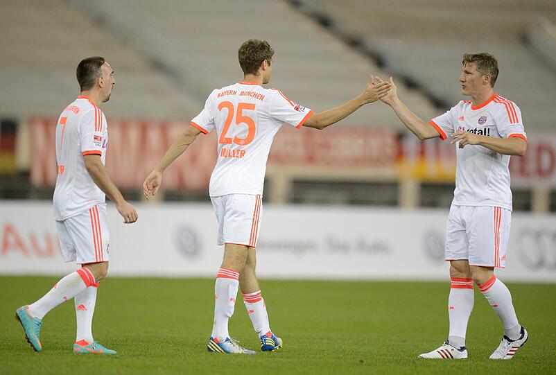 Der FC Bayern am vierten Trainingstag in Doha.