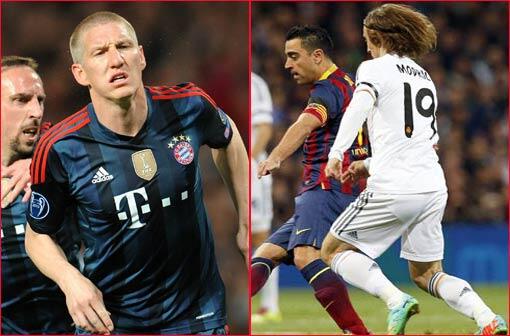 Modric gegen Schweinsteiger