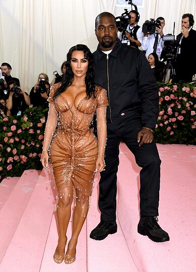 Kim Kardashian und Kanye West.