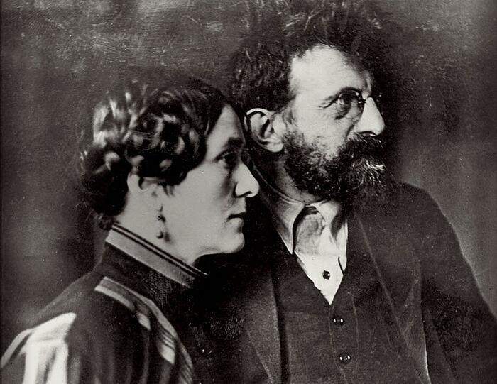 Zenzl und Erich Mühsam am 21.12.1924.
