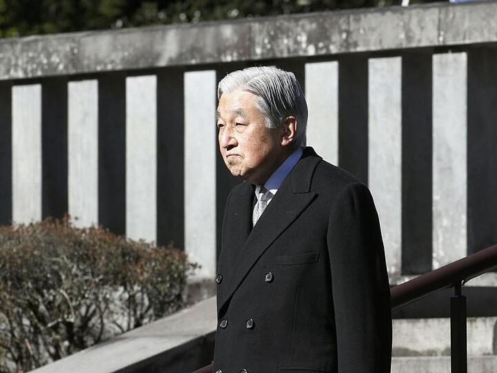 Akihito, Kaiser von Japan, wird am 30. April 2019 abdanken.