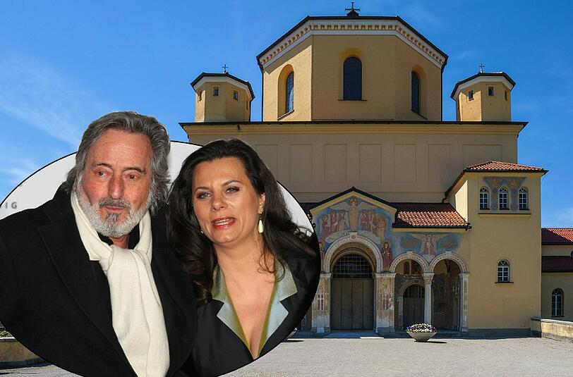 Große starke Liebe: Helmut Dietl und seine Frau Tamara, die bis zuletzt an seiner Seite gewesen ist. In der Aussegnungshalle vom Nordfriedhof wird am Sonntag neben dem Sarg von Helmut Dietl ein Kondolenzbuch ausgelegt.