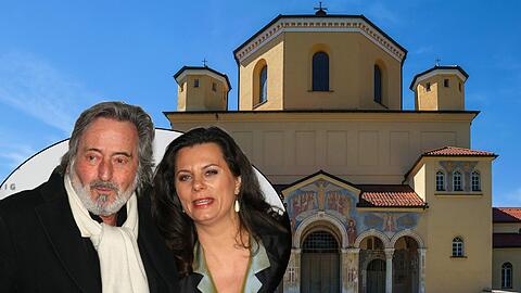 Große starke Liebe: Helmut Dietl und seine Frau Tamara, die bis zuletzt an seiner Seite gewesen ist. In der Aussegnungshalle vom Nordfriedhof wird am Sonntag neben dem Sarg von Helmut Dietl ein Kondolenzbuch ausgelegt.