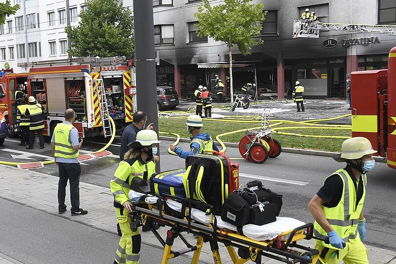 Ein 38-jähriger Mann musste ins Krankenhaus gebracht werden.