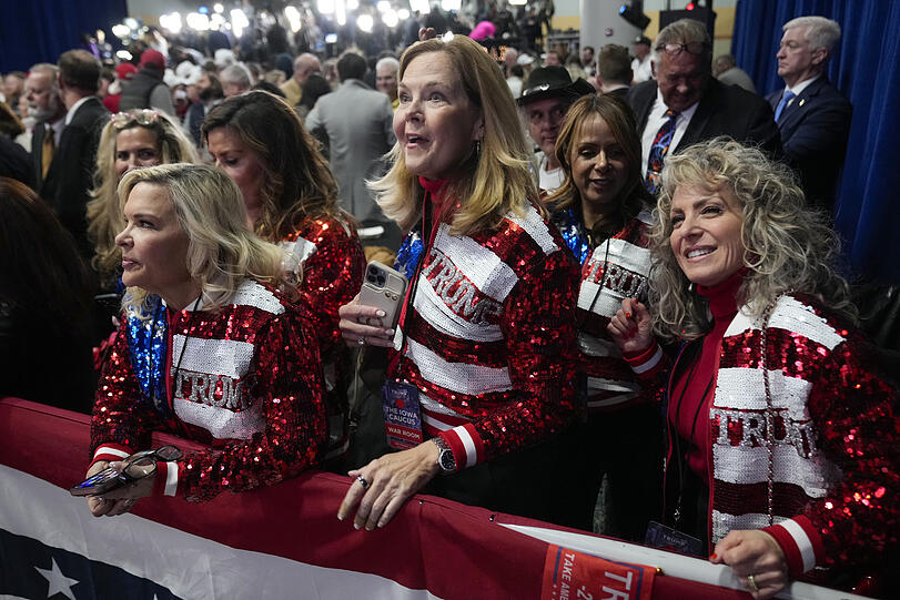 Eine Caucus-Party in Iowa.