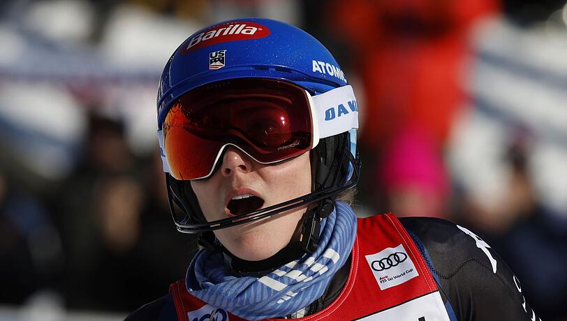 Ski-Star Mikaela Shiffrin hat nervenaufreibende Wochen hinter sich.