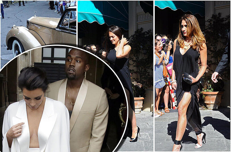 Kim Kardashian und Kanye West sagen endlich "Ja". Die Bilder vom Hochzeitswochenende in Italien und Frankreich.