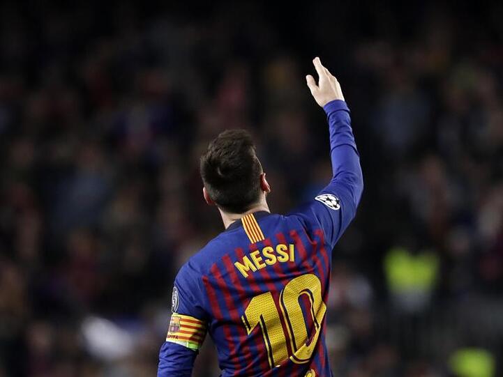 Lionel Messi vom FC Barcelona. Foto: Emilio Morenatti/AP