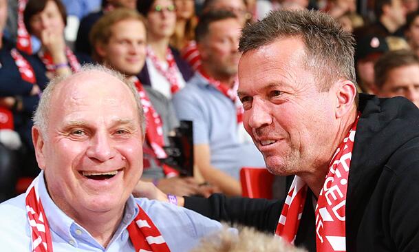 Ein k&uuml;hles Verh&auml;ltnis: Lothar Matth&auml;us und Uli Hoene&szlig;.