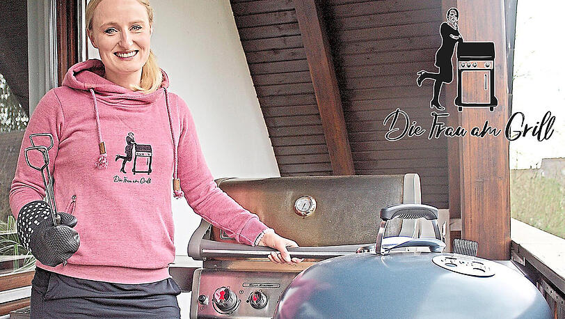 Anja Auer grillt bei jedem Wetter. Seit einem halben Jahr betreibt sie als "Frau am Grill" einen Youtube-Kanal.