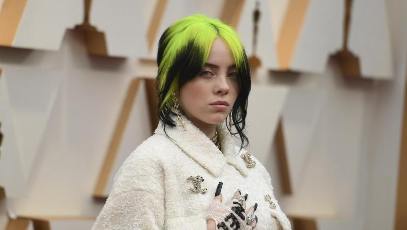 Billie Eilish hat eine Anti-Trump-Rede gehalten. Billie Eilish hat eine Anti-Trump-Rede gehalten.