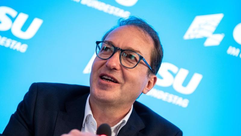 Alexander Dobrindt, CSU-Landesgruppenchef, spricht zum Auftakt der Winterklausur. Foto: Matthias Balk/dpa