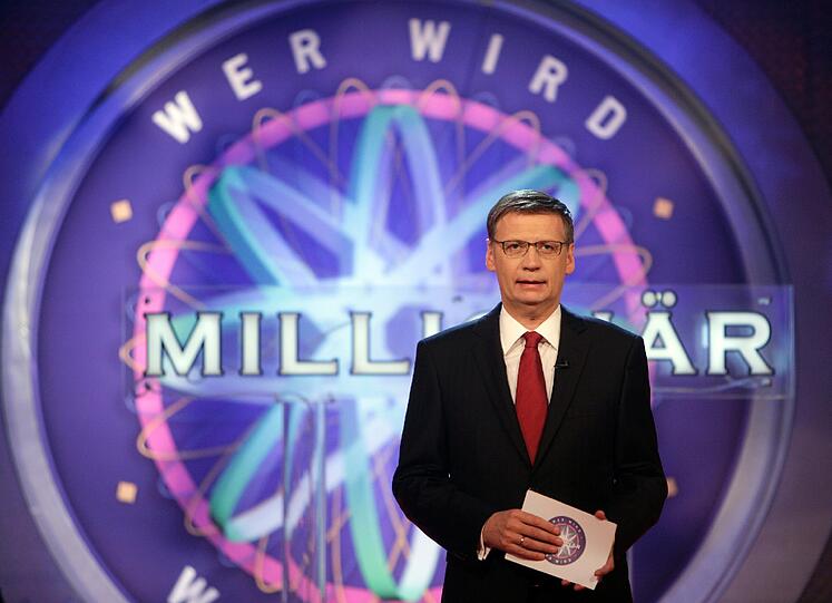 Er verteilt seit 1999 Geld im deutschen Fernsehen: Günther Jauch mit "Wer wird Millionär?".