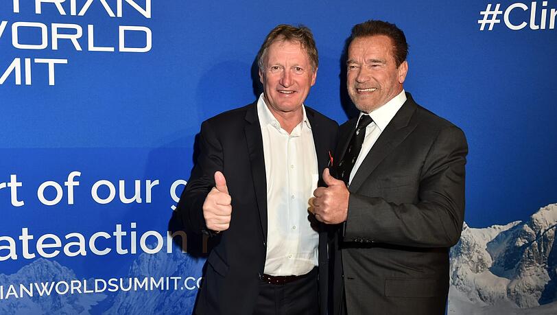 Franz Klammer und Arnold Schwarzenegger Franz Klammer und Arnold Schwarzenegger