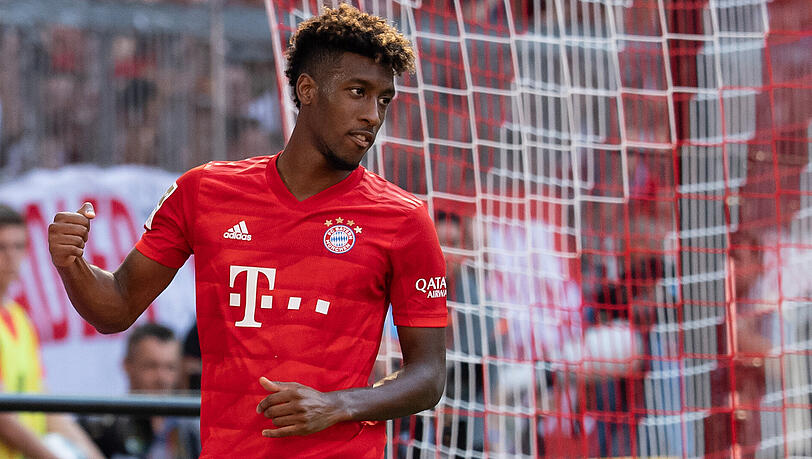 Kingsley Coman nimmt beim FC Bayern das Lauftraining wieder auf. Kingsley Coman nimmt beim FC Bayern das Lauftraining wieder auf.