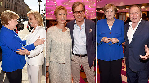 Susanne Porsche hat Angela Merkel und weitere Promis ins Hotel Vier Jahreszeiten eingeladen