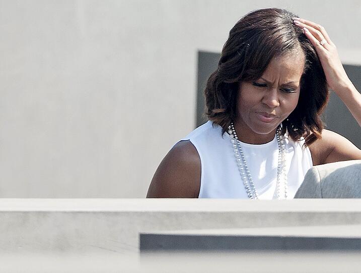 Michelle Obama und ihre Töchter unterwegs in Berlin. Die Bilder.