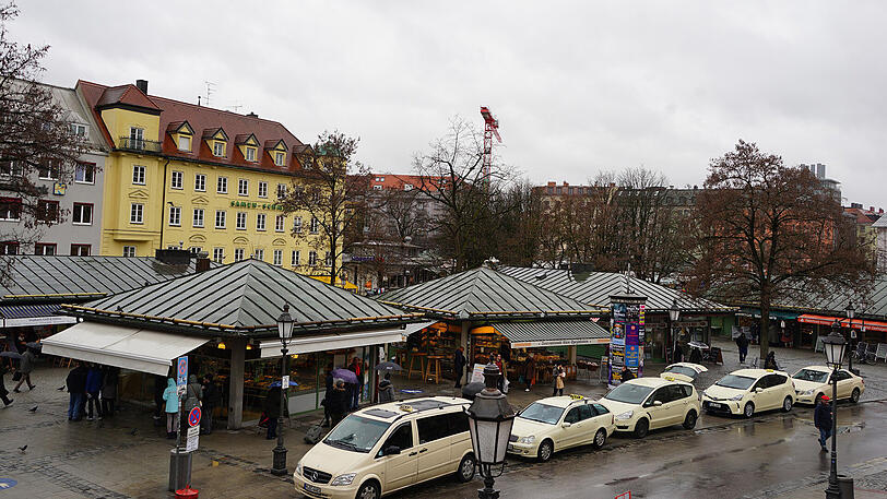 Weitere Bilder vom Viktualienmarkt im Herzen der Stadt - Sanierungsbeginn soll 2019 sein.