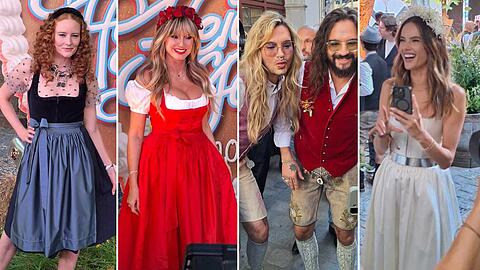 Die Promis machen sich bereit für Heidi Klums Mega-Event im Münchner Hofbräuhaus.