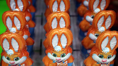 Schoko-Osterhasen sind in diesem Fr&uuml;hjahr weniger gefragt als &uuml;blich. (Symbolbild)