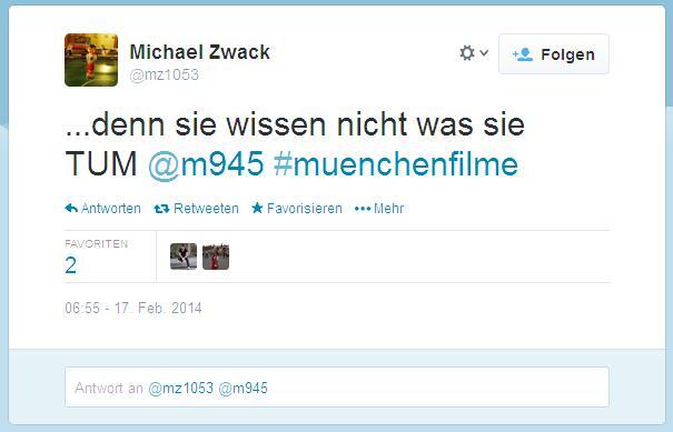 Ein Seitenhieb auf die Technische Universität?