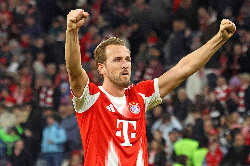 Einer der Garanten für die aktuelle Form des FC Bayern: Harry Kane. Einer der Garanten für die aktuelle Form des FC Bayern: Harry Kane.
