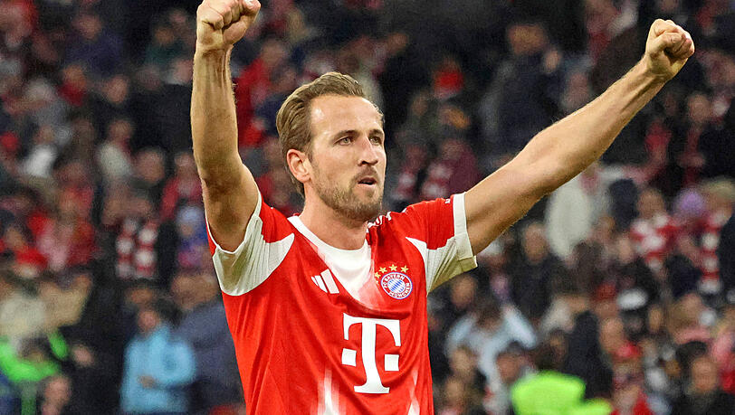 Einer der Garanten für die aktuelle Form des FC Bayern: Harry Kane. Einer der Garanten für die aktuelle Form des FC Bayern: Harry Kane.
