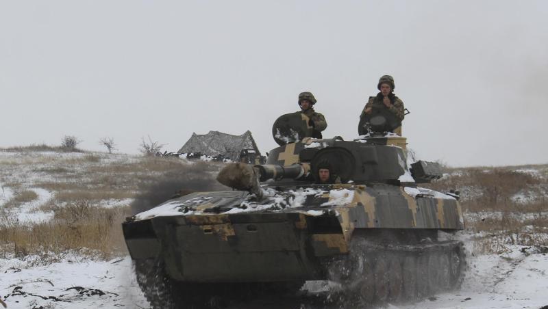 Soldaten der ukrainischen Armee sind auf dem Weg in die Ostukraine. Soldaten der ukrainischen Armee sind auf dem Weg in die Ostukraine.