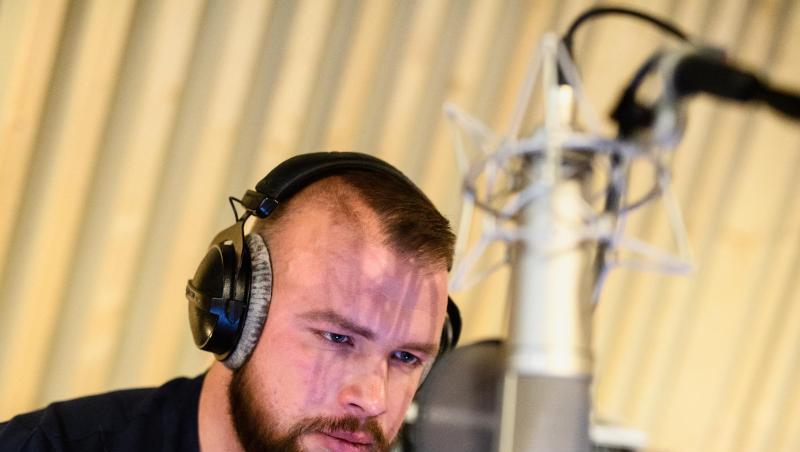 Rapper Kollegah im Tonstudio in München. Rapper Kollegah im Tonstudio in München.
