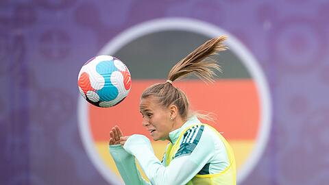 Hat es nicht rechtzeitig geschafft sich freizutesten und fehlt den DFB-Frauen im EM-Finale: Klara Bühl.
