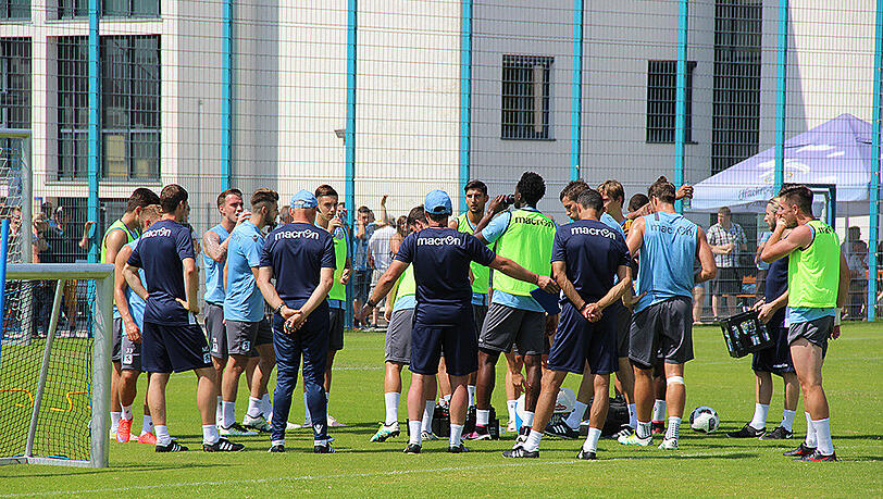 Der TSV 1860 trainiert bereits fleißig für den Start in die Zweitliga-Saison. Der TSV 1860 trainiert bereits fleißig für den Start in die Zweitliga-Saison.
