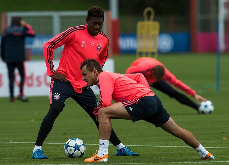 Am Dienstag geht's für die Bayern in der Champions League gegen Zagreb: Die Bilder vom Abschlusstraining!