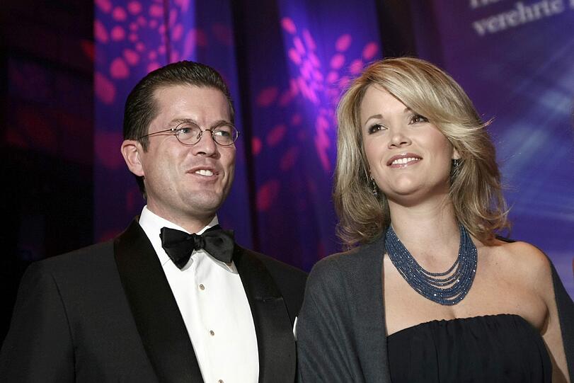 Karl-Theodor zu Guttenberg und seine Frau Stephanie