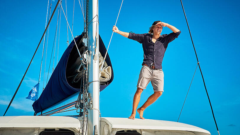 Der neue Insulaner: Kitesurfer Marius Hoppe.