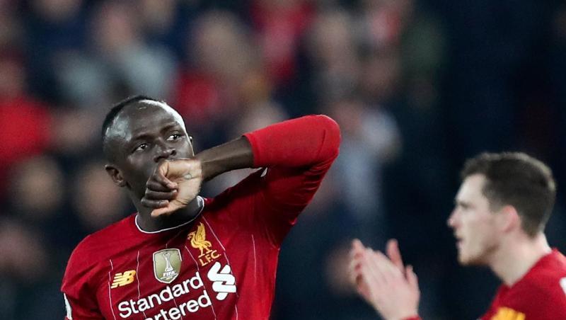 Liverpools Sadio Mane (l) schoss das einzige Tor der Partie. Liverpools Sadio Mane (l) schoss das einzige Tor der Partie.