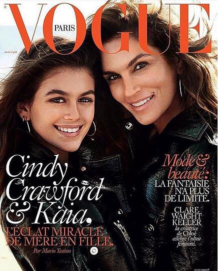 Erstes gemeinsames Shooting - und dann auch noch für die Cover-Story der französischen Vogue im März diesen Jahres.