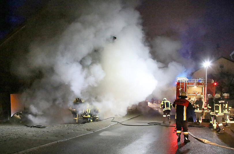 Die Bilder vom Einsatz der Feuerwehr in der Gemeinde Lohkirchen.