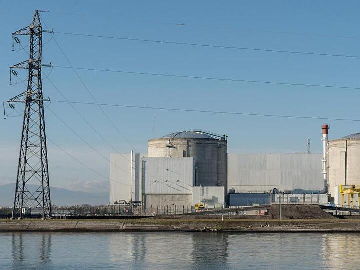 Das Atomkraftwerk in der Nähe der deutschen Grenze.