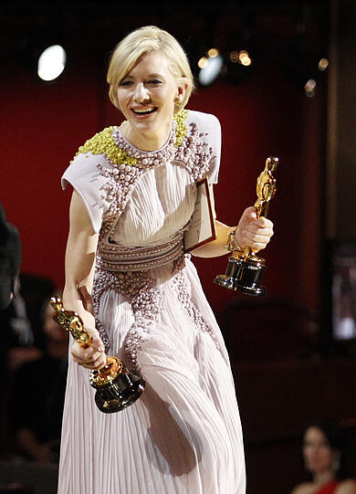 Ganz zart: Der Look von Cate Blanchett.