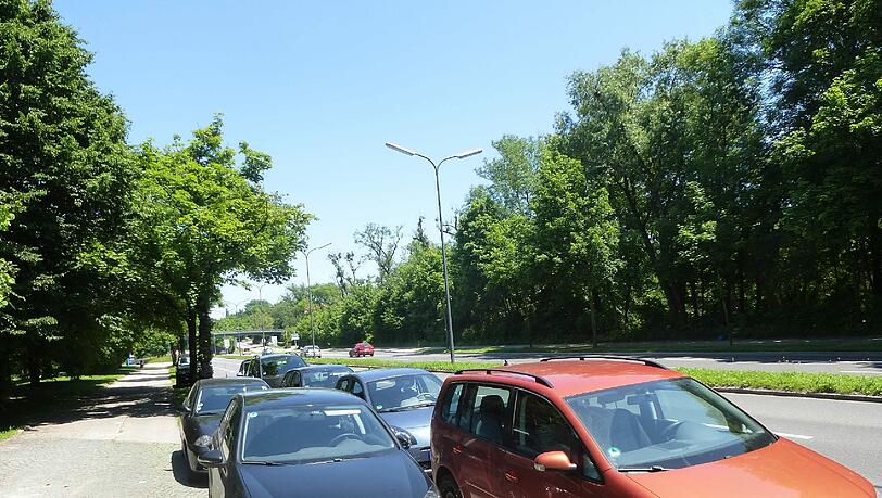 Doppelt gemoppelt: Wie die Autos links ausparken wollen, bleibt ihr Geheimnis.