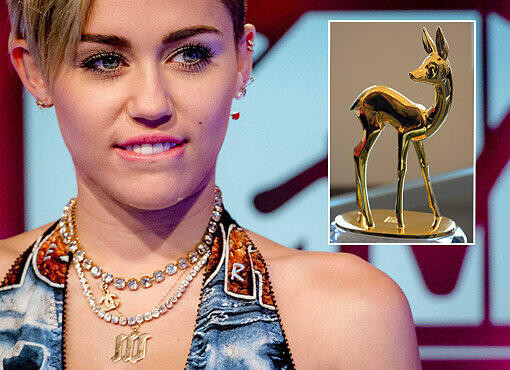 Miley Cyrus erhält das Bambi!