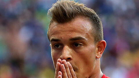 Der Schweizer Nationalspieler Xherdan Shaqiri steht beim FC Bayern vor dem Absprung.