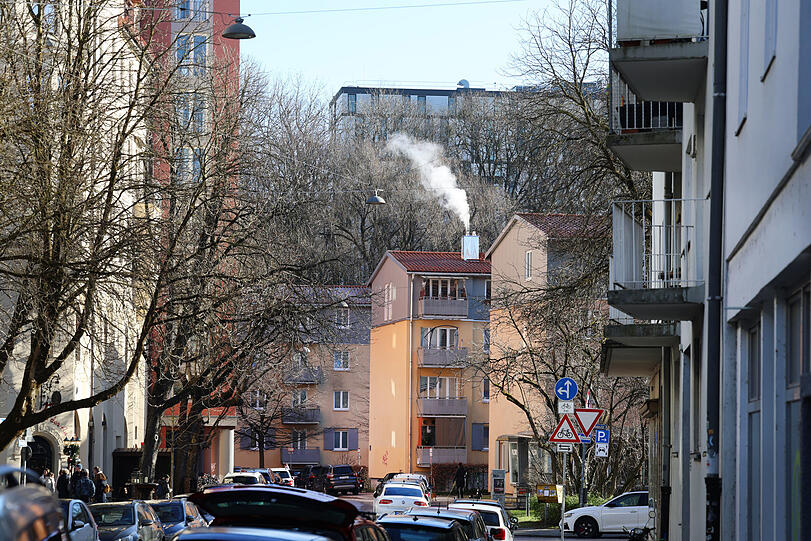 Blick in die Lilienstraße an der Ecke Paulanerplatz.