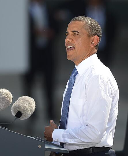 Barack Obama in Berlin.