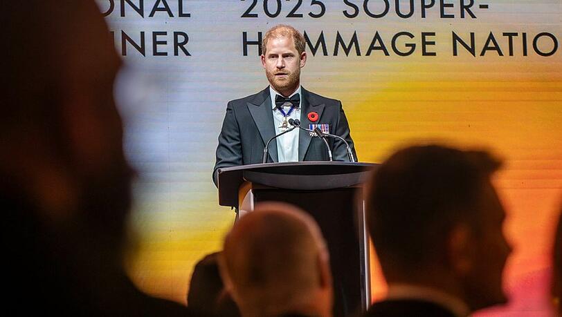 Prinz Harry in Toronto: Während eines Dinners hielt er eine Rede. Prinz Harry in Toronto: Während eines Dinners hielt er eine Rede.