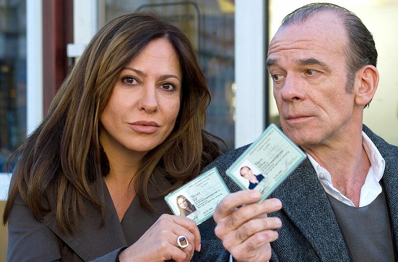 Die Leipziger "Tatort"-Komissare Simone Thomalla und Martin Wuttke