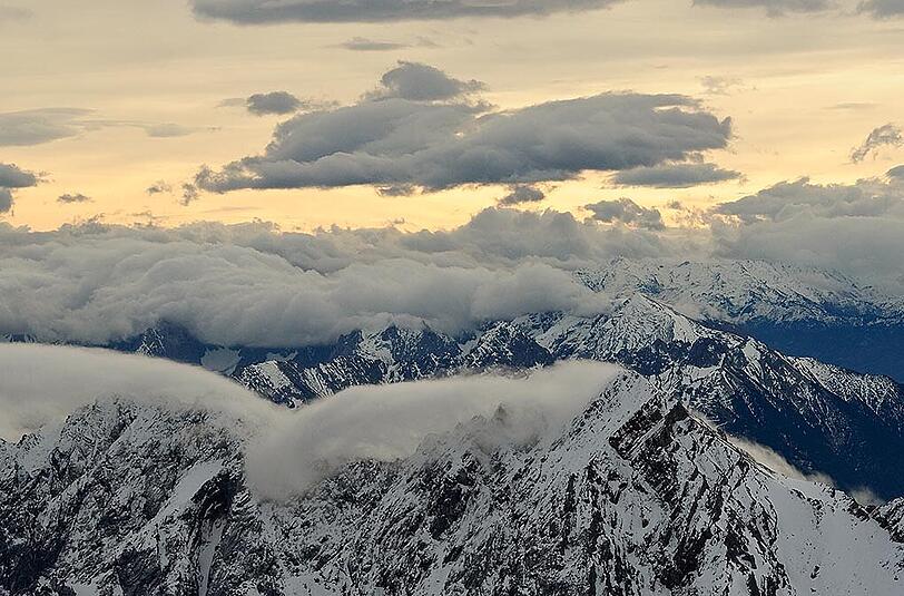 Heute Nacht wurden auf der Zugspitze minus 17 Grad gemessen.